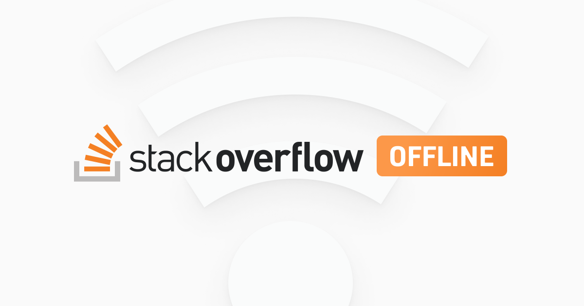 stack overflow offline logo